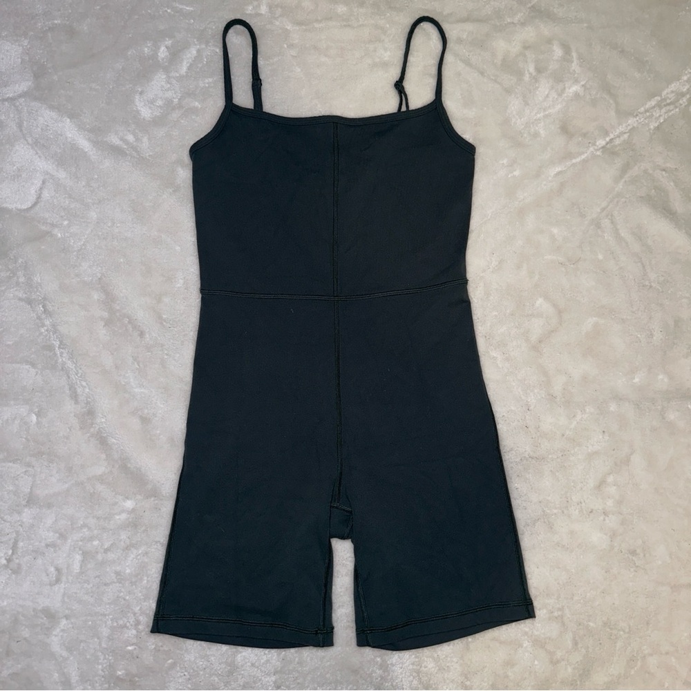 Aritzia Wilfred Free Divinity Dark Green Romper Size Small